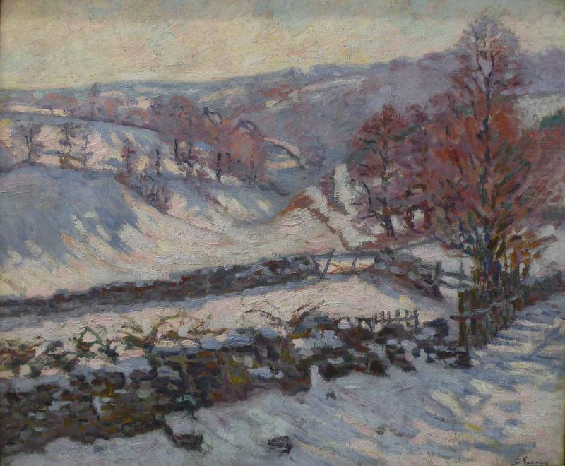 Armand guillaumin Paysage de neige a Crozant china oil painting image